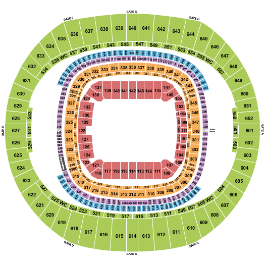 Caesars Superdome Monster Jam Seating Chart